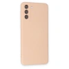 Samsung Galaxy S21 Plus Kılıf Nano İçi Kadife Silikon - Pudra