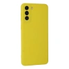 Samsung Galaxy S21 Plus Kılıf Nano İçi Kadife Silikon - Sarı