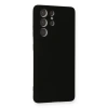 Samsung Galaxy S21 Ultra Kılıf Nano İçi Kadife Silikon - Siyah