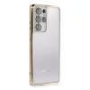 Samsung Galaxy S21 Ultra Kılıf Razer Lensli Silikon - Gold