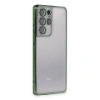 Samsung Galaxy S21 Ultra Kılıf Razer Lensli Silikon - Yeşil
