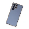 Samsung Galaxy S22 Ultra Kılıf Volet Silikon - Mavi
