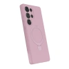 Samsung Galaxy S23 Ultra Regal Magsafe Standlı Kapak - Açık Pembe