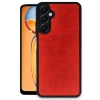 Samsung Galaxy S24 Fe Kılıf Aras Deri Kapak - Kırmızı