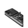 Samsung Galaxy S25 Edge Pars Lens Yüzüklü Silikon - Siyah