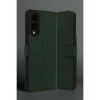 Samsung Galaxy S25 Edge Trend S Plus Kapaklı Kılıf - Koyu Yeşil