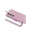 Samsung Galaxy S25 Fe Regal Magsafe Standlı Kapak - Açık Pembe
