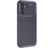 Samsung Galaxy S25 Kılıf Auto Focus Karbon Kapak - Lacivert