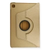 Samsung Galaxy T500 Tab A7 10.4 Kılıf 360 Tablet Deri Kılıf - Gold