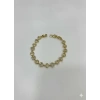 Sıralı Kalp Taşlı Cm Bileklik