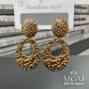 Taşsız Gold Kaplama Küpe