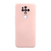 Tecno Camon 16 Kılıf Nano İçi Kadife Silikon - Pudra