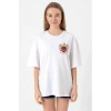 Türk Arma Baskı T-shirt- Beyaz