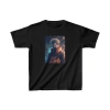 Unisex Çocuk Baskılı T-Shirt - Siyah