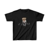 Unisex Çocuk Baskılı T-Shirt - Siyah