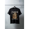 Unisex Oversize 24/1 Penye DTF Baskılı Tişört - DTF101