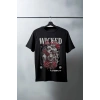 Unisex Oversize 24/1 Penye DTF Baskılı Tişört - DTF104