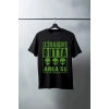 Unisex Oversize 24/1 Penye DTF Baskılı Tişört - DTF112