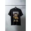 Unisex Oversize 24/1 Penye DTF Baskılı Tişört - DTF119