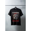 Unisex Oversize 24/1 Penye DTF Baskılı Tişört - DTF120