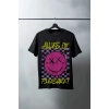 Unisex Oversize 24/1 Penye DTF Baskılı Tişört - DTF123