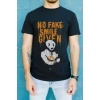 Unisex Oversize 24/1 Penye DTF Baskılı Tişört - DTF124