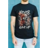 Unisex Oversize 24/1 Penye DTF Baskılı Tişört - DTF127