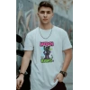 Unisex Oversize 24/1 Penye DTF Baskılı Tişört - DTF129