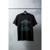 Unisex Oversize 24/1 Penye DTF Baskılı Tişört - DTF134
