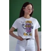 Unisex Oversize 24/1 Penye DTF Baskılı Tişört - DTF137