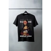 Unisex Oversize 24/1 Penye DTF Baskılı Tişört - DTF143