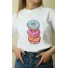 Unisex Oversize 24/1 Penye DTF Baskılı Tişört - DTF149