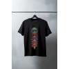 Unisex Oversize 24/1 Penye DTF Baskılı Tişört - DTF151