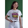 Unisex Oversize 24/1 Penye DTF Baskılı Tişört - DTF156