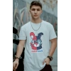 Unisex Oversize 24/1 Penye DTF Baskılı Tişört - DTF159