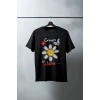 Unisex Oversize 24/1 Penye DTF Baskılı Tişört - DTF164