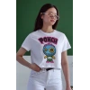 Unisex Oversize 24/1 Penye DTF Baskılı Tişört - DTF167
