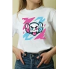 Unisex Oversize 24/1 Penye DTF Baskılı Tişört - DTF168