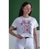 Unisex Oversize 24/1 Penye DTF Baskılı Tişört - DTF170