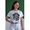 Unisex Oversize 24/1 Penye DTF Baskılı Tişört - DTF171