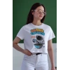 Unisex Oversize 24/1 Penye DTF Baskılı Tişört - DTF174