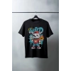 Unisex Oversize 24/1 Penye DTF Baskılı Tişört - DTF176