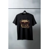 Unisex Oversize 24/1 Penye DTF Baskılı Tişört - DTF184