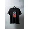 Unisex Oversize 24/1 Penye DTF Baskılı Tişört - DTF187