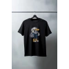 Unisex Oversize 24/1 Penye DTF Baskılı Tişört - DTF189