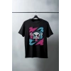 Unisex Oversize 24/1 Penye DTF Baskılı Tişört - DTF193