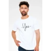 Unisex Oversize 24/1 Penye DTF Baskılı Tişört - DTF203
