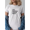 Unisex Oversize 24/1 Penye DTF Baskılı Tişört - DTF243