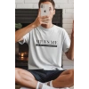 Unisex Oversize 24/1 Penye DTF Baskılı Tişört - DTF246