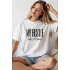 Unisex Oversize 24/1 Penye DTF Baskılı Tişört - DTF253